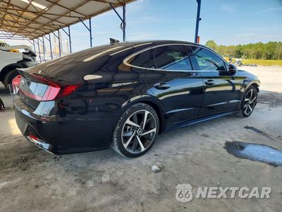 Trzecie zdjęcie samochodu z tyłu: 2021 HYUNDAI SONATA SEL PLUS VIN:5NPEJ4J29MH117854 - miniatura