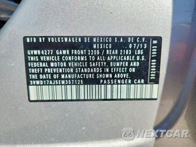 Zdjęcie 12 z 12 samochodu: 2014 VOLKSWAGEN JETTA SE VIN:3VWD17AJ5EM357125 - miniatura