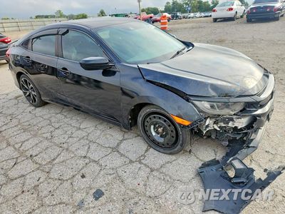 Czwarte zdjęcie samochodu z boku: 2019 HONDA CIVIC SPORT VIN:2HGFC2F87KH515491 - miniatura