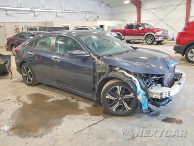 Czwarte zdjęcie samochodu z boku: 2017 HONDA CIVIC TOURING VIN:19XFC1F92HE214732 - miniatura