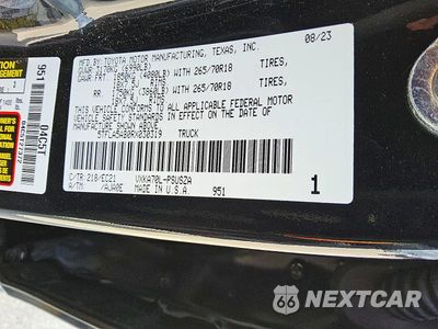 Zdjęcie 12 z 12 samochodu: 2024 TOYOTA TUNDRA SR5 VIN:5TFLA5AB0RX030319 - miniatura