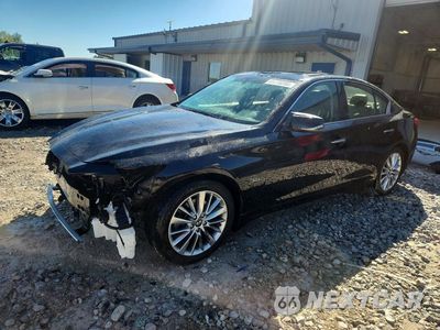 2018 INFINITI Q50 3.0T LUXE JN1EV7AR6JM611838 - główne zdjęcie licytacji z USA - miniatura