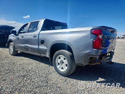 Drugie zdjęcie samochodu z przodu: 2021 CHEVROLET SILVERADO K1500 RST VIN:1GCUYEED6MZ352035 - miniatura
