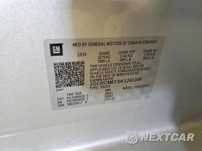 Zdjęcie 12 z 12 samochodu: 2019 CHEVROLET SILVERADO LD C1500 CUSTOM VIN:2GCRCMEC6K1241349 - miniatura