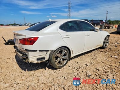 Trzecie zdjęcie samochodu z tyłu: 2010 LEXUS IS 250 BASE VIN:JTHBF5C26A5109664 - miniatura