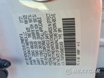Zdjęcie 14 z 14 samochodu: 2021 HONDA CR-V EX VIN:7FART6H59ME032409 - miniatura