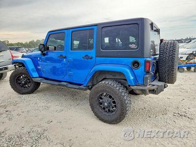 Drugie zdjęcie samochodu z przodu: 2015 JEEP WRANGLER UNLIMITED SAHARA VIN:1C4BJWEG5FL514738 - miniatura