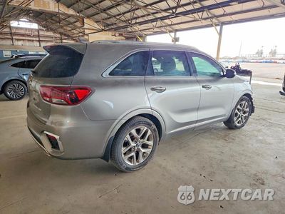 Trzecie zdjęcie samochodu z tyłu: 2019 KIA SORENTO SX LIMITED V6 VIN:5XYPKDA54KG509063 - miniatura