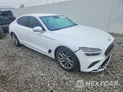 Czwarte zdjęcie samochodu z boku: 2022 GENESIS G70 2.0T VIN:KMTG34TA4NU093303 - miniatura