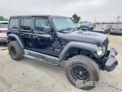 Czwarte zdjęcie samochodu z boku: 2021 JEEP WRANGLER UNLIMITED RUBICON VIN:1C4HJXFN9MW763827 - miniatura