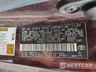 Zdjęcie 12 z 12 samochodu: 2008 SCION TC BASE VIN:JTKDE167580260637 - miniatura