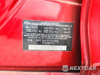 Zdjęcie 12 z 12 samochodu: 2015 HYUNDAI SONATA SE VIN:5NPE24AF6FH215842 - miniatura