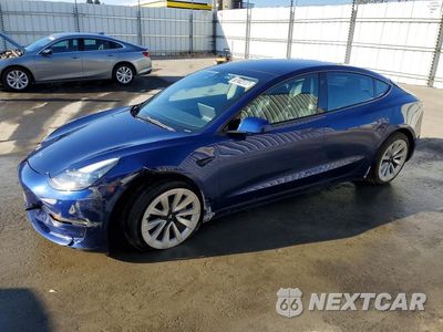 2022 TESLA MODEL 3 5YJ3E1EB8NF301011 - główne zdjęcie licytacji z USA - miniatura