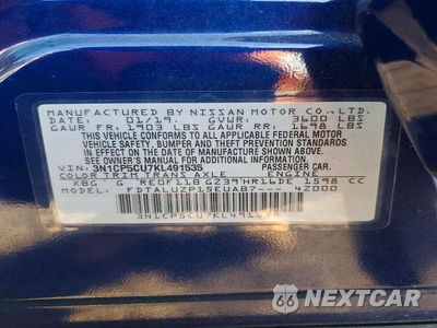 Zdjęcie 13 z 13 samochodu: 2019 NISSAN KICKS SR VIN:3N1CP5CU7KL491535 - miniatura
