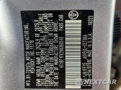 Zdjęcie 13 z 13 samochodu: 2017 TOYOTA CAMRY SE VIN:4T1BF1FK2HU360540 - miniatura