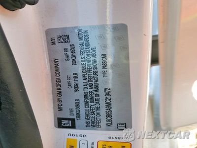 Zdjęcie 12 z 12 samochodu: 2021 CHEVROLET SPARK LS VIN:KL8CB6SA9MC219472 - miniatura