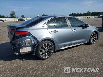 Trzecie zdjęcie samochodu z tyłu: 2020 TOYOTA COROLLA XSE VIN:JTDT4RCE6LJ002024 - miniatura