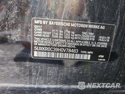 Zdjęcie 13 z 13 samochodu: 2017 BMW X5 XDRIVE35I VIN:5UXKR0C39H0V78483 - miniatura
