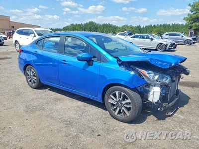 Czwarte zdjęcie samochodu z boku: 2021 NISSAN VERSA SV VIN:3N1CN8EV2ML811845 - miniatura