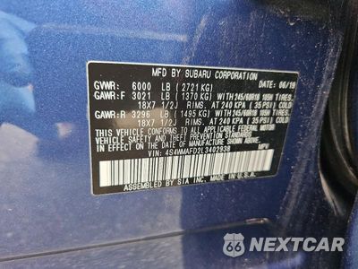Zdjęcie 13 z 13 samochodu: 2020 SUBARU ASCENT PREMIUM VIN:4S4WMAFD2L3402938 - miniatura
