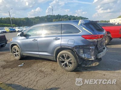 Drugie zdjęcie samochodu z przodu: 2019 TOYOTA HIGHLANDER LE VIN:5TDZARFH0KS044330 - miniatura