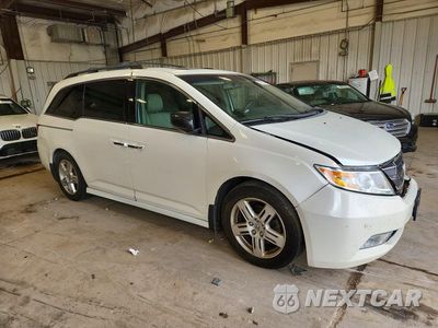 Czwarte zdjęcie samochodu z boku: 2013 HONDA ODYSSEY TOURING VIN:5FNRL5H93DB059372 - miniatura