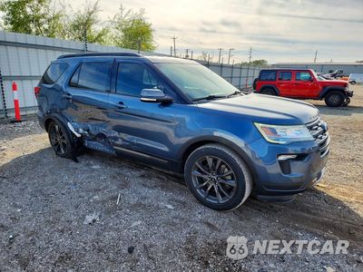 Czwarte zdjęcie samochodu z boku: 2019 FORD EXPLORER XLT VIN:1FM5K7D87KGA07588 - miniatura