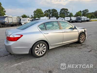 Trzecie zdjęcie samochodu z tyłu: 2014 HONDA ACCORD EX VIN:1HGCR2E74EA143766 - miniatura