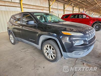 Czwarte zdjęcie samochodu z boku: 2014 JEEP CHEROKEE SPORT VIN:1C4PJLAB1EW245312 - miniatura