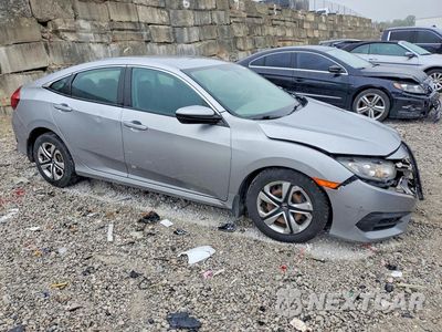 Czwarte zdjęcie samochodu z boku: 2018 HONDA CIVIC LX VIN:19XFC2F54JE003783 - miniatura