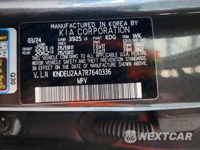 Zdjęcie 13 z 13 samochodu: 2024 KIA SELTOS VIN:KNDEU2AA7R7640336 - miniatura