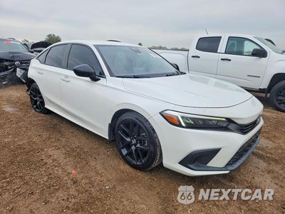 Czwarte zdjęcie samochodu z boku: 2022 HONDA CIVIC SPORT VIN:2HGFE2F5XNH549316 - miniatura