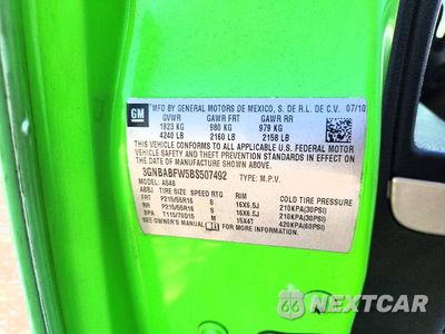 Zdjęcie 12 z 12 samochodu: 2011 CHEVROLET HHR LT VIN:3GNBABFW5BS507492 - miniatura