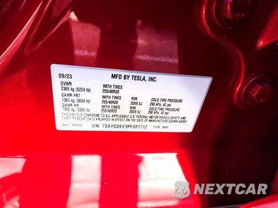 Zdjęcie 12 z 12 samochodu: 2023 TESLA MODEL Y VIN:7SAYGDEE9PF881712 - miniatura
