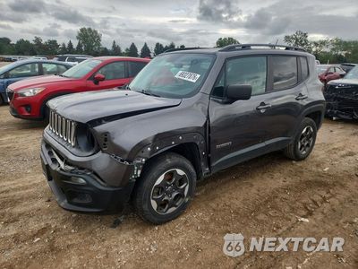 2017 JEEP RENEGADE SPORT ZACCJBABXHPG00164 - główne zdjęcie licytacji z USA - miniatura