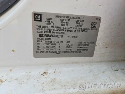 Zdjęcie 12 z 12 samochodu: 2016 GMC SIERRA K2500 HEAVY DUTY VIN:1GT22RE86GZ333704 - miniatura
