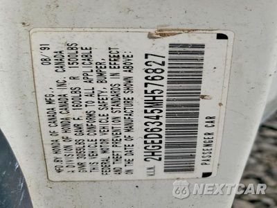 Zdjęcie 12 z 12 samochodu: 1991 HONDA CIVIC VIN:2HGED6345MH576827 - miniatura