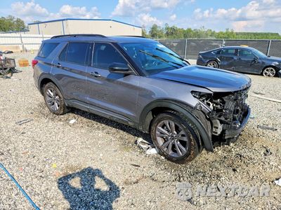 Czwarte zdjęcie samochodu z boku: 2022 FORD EXPLORER XLT VIN:1FMSK8DH8NGA47983 - miniatura