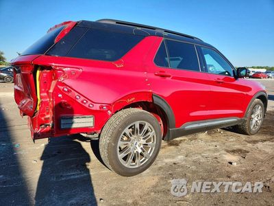 Trzecie zdjęcie samochodu z tyłu: 2025 FORD EXPLORER PLATINUM VIN:1FMUK8HH4SGA42956 - miniatura