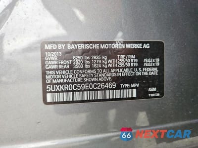 Zdjęcie 13 z 13 samochodu: 2014 BMW X5 XDRIVE35I VIN:5UXKR0C59E0C26469 - miniatura