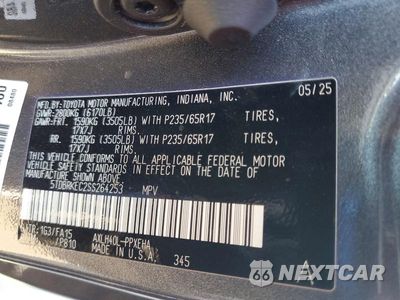 Zdjęcie 13 z 13 samochodu: 2025 TOYOTA SIENNA LE VIN:5TDBRKEC2SS264253 - miniatura