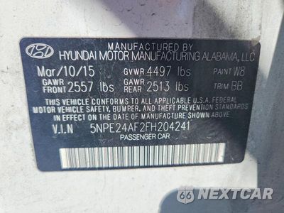 Zdjęcie 13 z 13 samochodu: 2015 HYUNDAI SONATA SE VIN:5NPE24AF2FH204241 - miniatura