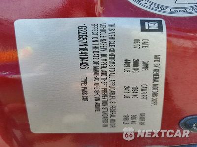 Zdjęcie 12 z 12 samochodu: 2008 PONTIAC G6 BASE VIN:1G2ZG57N184104426 - miniatura