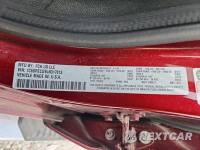 Zdjęcie 12 z 12 samochodu: 2020 RAM 1500 TRADESMAN VIN:1C6SRECG9LN317813 - miniatura