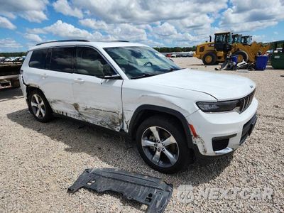 Czwarte zdjęcie samochodu z boku: 2021 JEEP GRAND CHEROKEE L LIMITED VIN:1C4RJJBG5M8198148 - miniatura