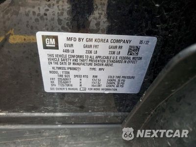 Zdjęcie 13 z 13 samochodu: 2023 CHEVROLET TRAILBLAZER ACTIV VIN:KL79MSSL1PB006271 - miniatura