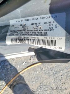 Zdjęcie 12 z 12 samochodu: 2012 MAZDA 3 I VIN:JM1BL1V8XC1596866 - miniatura
