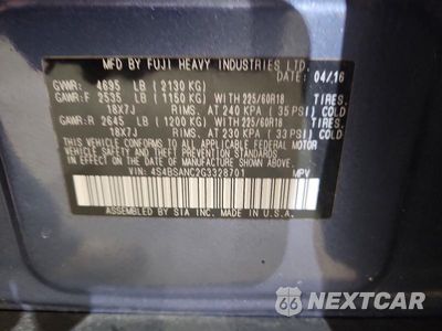 Zdjęcie 14 z 14 samochodu: 2016 SUBARU OUTBACK 2.5I LIMITED VIN:4S4BSANC2G3328701 - miniatura