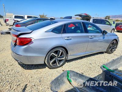 Trzecie zdjęcie samochodu z tyłu: 2021 HONDA ACCORD SPORT VIN:1HGCV1F31MA087270 - miniatura