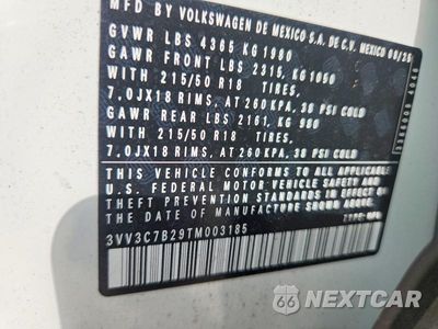 Zdjęcie 13 z 13 samochodu: 2026 VOLKSWAGEN TAOS SE BLACK VIN:3VV3C7B29TM003185 - miniatura